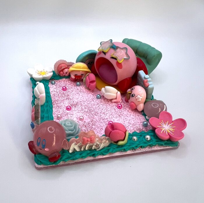 Kirby Pokemon Dream Warrior Phone Stand - Image 3