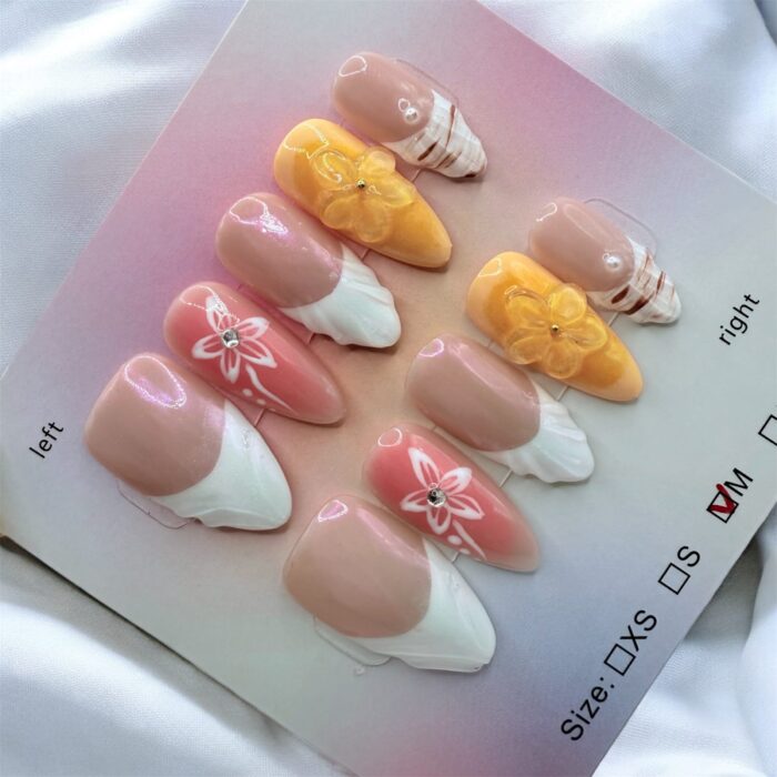 almondshapednails3dflowers-ezgif.com-optijpeg Almond 3D Flower With French Tips - Image 1