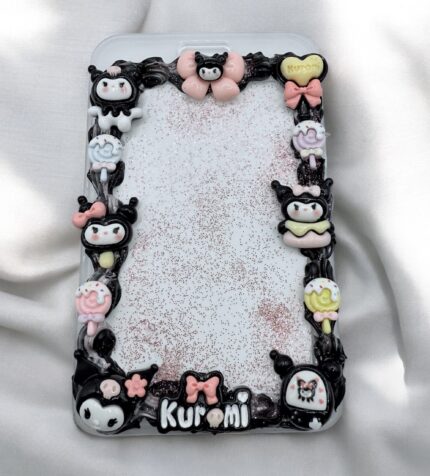 Kuromi Resin Charms ID Card Holder/Sleeve