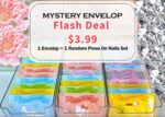 MYSTERY ENVELOP $3.99 FLASH SALE 1 ENVELOP =1 RANDOM PRESS ON NAIL SET - Image 3