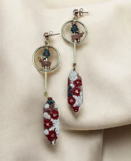 Polymer Clay Christmas Earrings