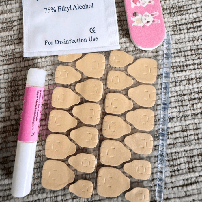 Pink Orange Coffin Press On Nails – Stunning Matte 3D Set - Image 7