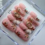 Luxury 3cm Square Press On Nails – Ornate